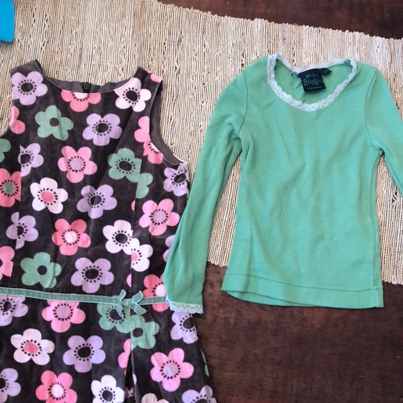 Boden Jumper And LS green Eyelet top Size 3-4 - Picture 6 of 6